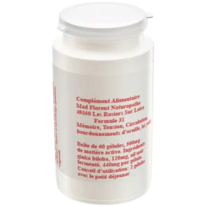 formule 31 - complément alimentaire circulation sanguine, yeux, mémoire